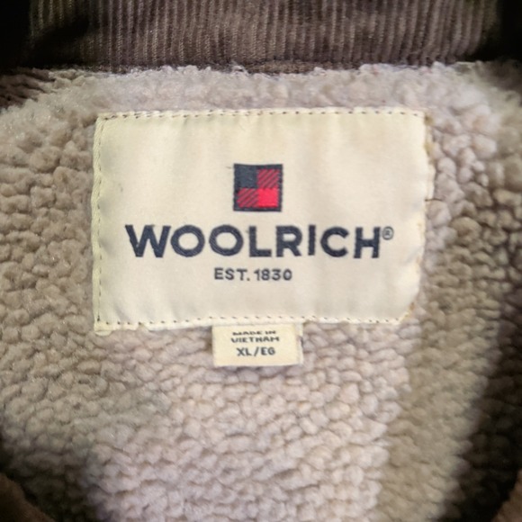 Vintage Woolrich Barn Jacket Mens Size XL Sherpa Lined Canvas Chore Coat Barn - Picture 9 of 11